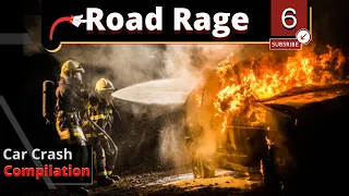 ROAD RAGE [6] - Stupid Driving Fails. Car Crash Compilation  2021