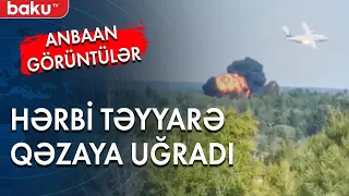 Rusiyada hərbi təyyarə qəzaya uğrayıb - Baku TV