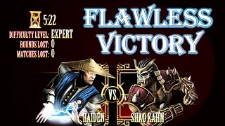 ЧИСТАЯ ПОБЕДА/ РЕЙДЕН VS ШАО КАН/ ЭКСПЕРТ/ МОРТАЛ КОМБАТ 9/ FLAWLESS VICTORY/ RAIDEN VS SHAO KAHN