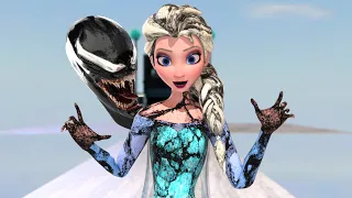 Frozen Elsa - Venom Trasformation