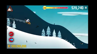 Ski Safari: Reachin 1.5 million! Very intense one