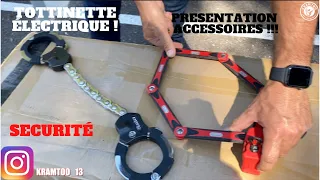 Comment Sécuriser Sa Trottinette !!! Cadenas Abus ! Cadeaux A Gagner !!! #Trottinette#Abus#Unboxing