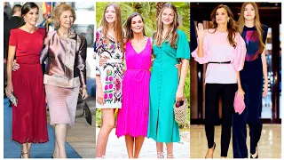 A Spanish 👑Royal Family's Beautiful And 😍Cute Womens||Queen Sofia,queen letizia Princess Leonor