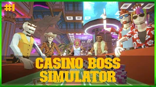 Casino Boss Simulator - First Look - Early Access - New Casino Build And Management Game EP#1