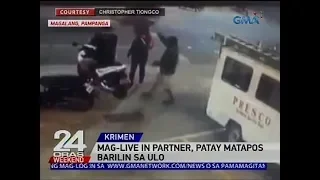 Mag-live in partner, patay matapos barilin sa ulo