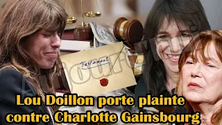 15h45: Lou Doillon porte plainte contre Charlotte après la publication du testament de Jane Birkin
