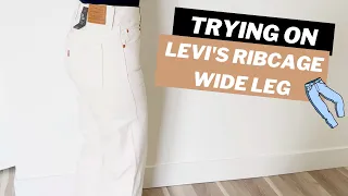 Trying On - Levi's Ribcage Wide Leg - Best Looking Jeans