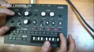 mmag.ru: KORG Monotribe synthesizer video review