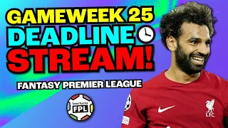 FPL GW25 DEADLINE STREAM Q&A | Fantasy Premier League