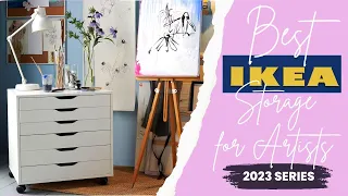 Best Ikea Storage Solutions For Artists & Crafters- 2023 Edition!