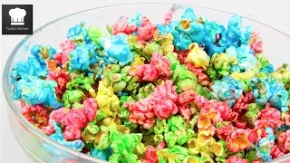 HOW TO MAKE RAINBOW POPCORN