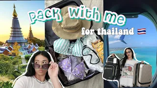 pack & prep w/ me for THAILAND | thailand diaries