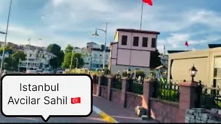 🇹🇷walking In Istanbul |Turkiye |Avcilar Sahil | Walking Tour | 4K Video | #walkingtour #türkiye