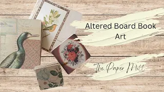 Quietly craft with me, altered board book addition