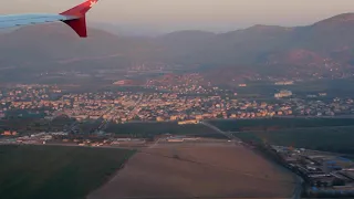 Посадка самолета в Турции, аэропорт  Даламан