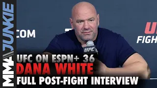 Dana White hints at Tyron Woodley, Donald Cerrone retirement | UFC on ESPN+ 36 post-fight interview