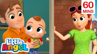 Who's At The Door? | Learn Home Safety with Little Angel | Moonbug Kids - Fun Stories and Colors