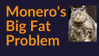 Monero's Big Fat Problem