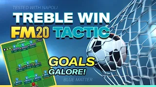 TREBLE WIN! Goals galore FM20 Tactic // Testing Knap's blue matter