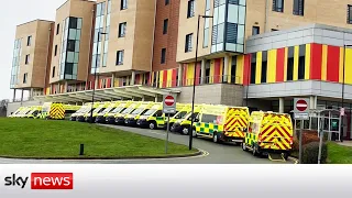 Staffordshire health stress, as 32 ambulances with patients queue outside