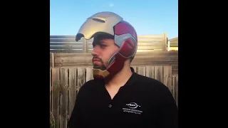 #Интересно Шлем Железного человека от умельца из Австралии. #UZTEZKOR TV