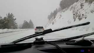 Big Bear Mountain R2 Road Conditions 2/10/19