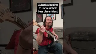 Bassists always tolerating us guitarists