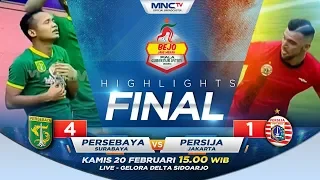 PERSEBAYA VS PERSIJA (FT : 4 - 1) - Highlights Bejo Jahe Merah Piala Gubernur Jatim 2020