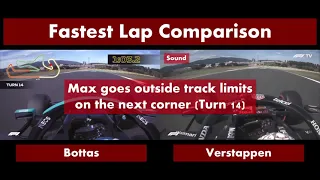 Verstappen's Deleted Fastest Lap Vs Bottas's Onboard FL At Portimao