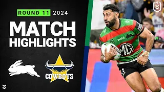 NRL 2024 | Rabbitohs v Cowboys | Match Highlights