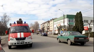 Рятувальники через гучномовці попереджають шепетівчан про необхідність дотримання карантину