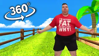 360 nikocado avocado chase you in VR | who da biggest bird?😈 | VR 360 degree video