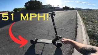 Top Speed Run Nanrobot D6+ 2.0 Scooter brand new 2024! Also a little Ride around Boulder City NV