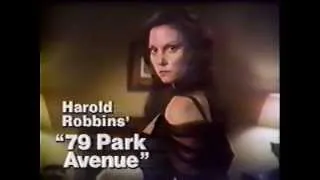 NBC promo Harold Robbins' "79 Park Avenue" 1977