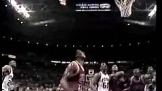 Jordan vs Grant Hill - Bulls @ Pistons 1996