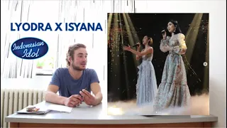 REAKSI ORANG LUAR NEGERI LIAT PENAMPILAN LYODRA X ISYANA TIME TO SAY GOODBYE  KONSER KEMENANGAN IDOL