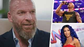 Triple H Cuts Spine-Tingling Promo On The Rock! Talks Potential Returns For Sasha Banks & Bray Wyatt