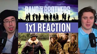 REACTING to *1x1 Band of Brothers* WHAT A GREAT START!! (First Time Watching) TV Shows