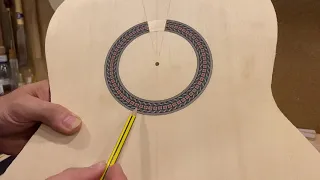 How to make a rope detail for the rosette of your guitar