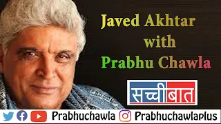 Javed Akhtar with Prabhu Chawla on Seedhi Baat