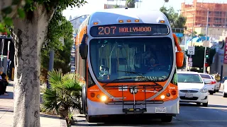 LACMTA 2007 NABI 60-BRT CNG Artic 9500 On The 207 @ Western Avenue & 7th Street