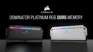 CORSAIR DOMINATOR PLATINUM DDR5 RGB Memory - In A Class Of Its Own