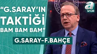 Zeki Uzundurukan: "Galatasaray Derbide Taktik Maktik Yok, Bam Bam Bam Yapacak!" / A Spor