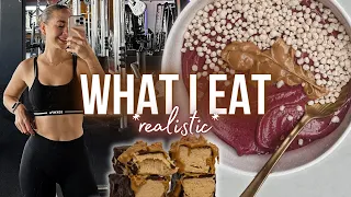 WHAT I EAT IN A DAY + DAY IN MY LIFE - veggie + realistic (+ Nährwerte)  // annrahel