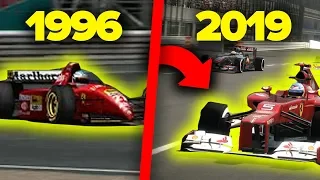 Evolution Of Formula 1 Games 1996-2019