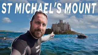 Paddle boarding at St Michael’s Mount Cornwall vlog