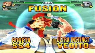 Vegito Ultra Instinct and Gogeta SSJ4 Fusion | Gogetto SS4 Ultra Instinct | DBZ Tenkaichi 3 (MOD)