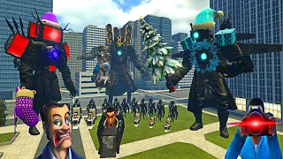 NEW UPGRADED CAMERAMAN MECHA TITAN V3 VS ALL NEW SKIBIDI TOILET BOSSES In Garry's Mod!