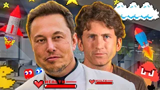 CUT: Elon Musk and Todd Howard at E3 [in Russian]