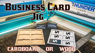 How To Make And Cut A Laser Business Card Jig